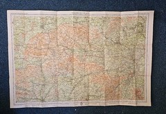 Bartholomew’s SALISBURY PLAIN Revised Half-Inch Sheet 29 Vintage Cloth Map