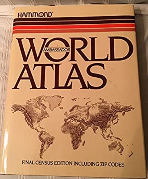 Ambassador World Atlas Hardcover Hammond World Atlas Corporation