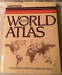 Ambassador World Atlas Hardcover Hammond World Atlas Corporation