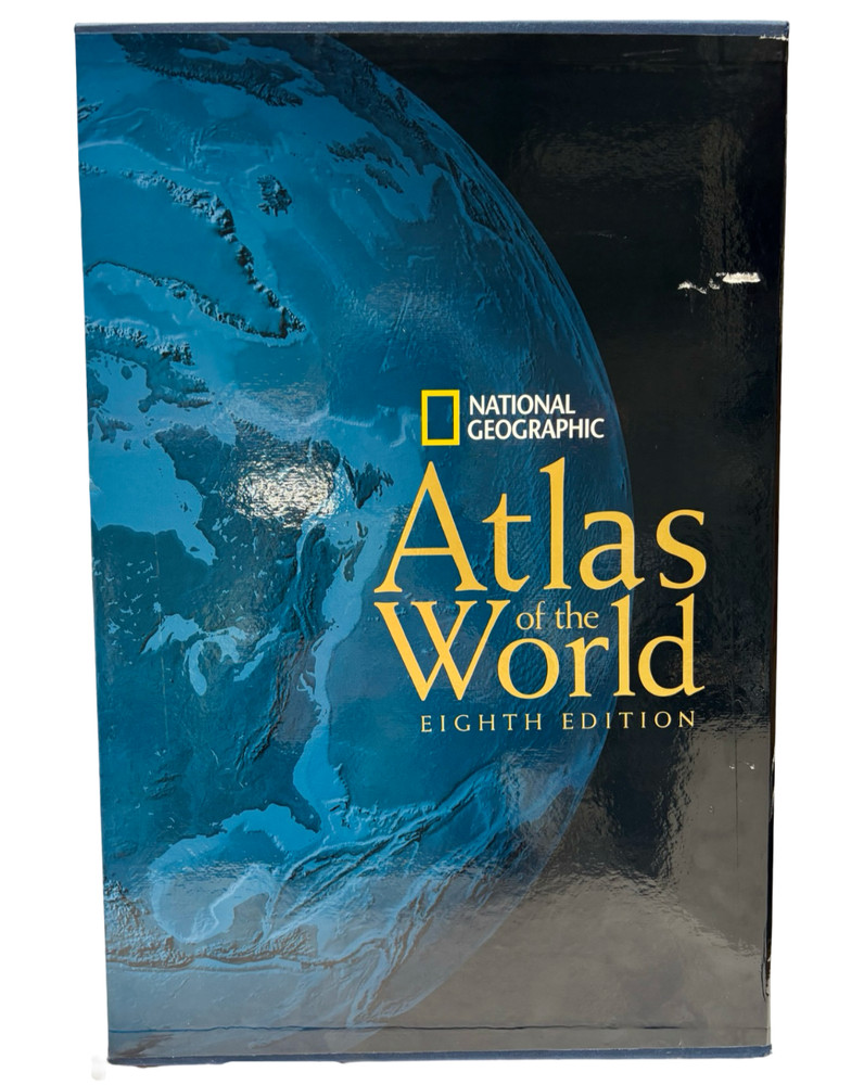 National Geographic Atlas of the World 8th Eighth Edition Hardcover Book