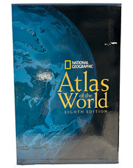 National Geographic Atlas of the World 8th Eighth Edition Hardcover Book