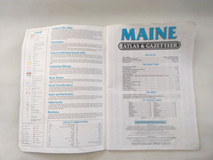 2006 The Maine Atlas and Gazetteer 11″ x 15.5″ DeLorme Topo Maps Lighthouses