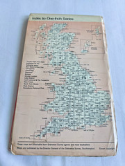 Ordnance Survey One Inch Series Map – Jedburgh- Sheet 70 – Published in 1964