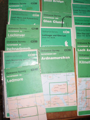 Ordnance Survey 1:25000 Pathfinder Scotland and North England maps No 0 – 599