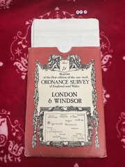 ORDNANCE SURVEY & WINDSOR LONDON REPRINT SHEET ONE INCH MAP