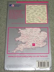 OS Ordnance Survey Landranger Map Sheet 185 Winchester & Basingstoke – 2002