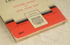 THE SOLENT Ordnance Survey One-Inch Map CLOTH Sheet 180 7th Series 1960 (1961)