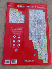 Delorme Atlas & Gazeteer Tennessee Detailed Topographic Maps Book