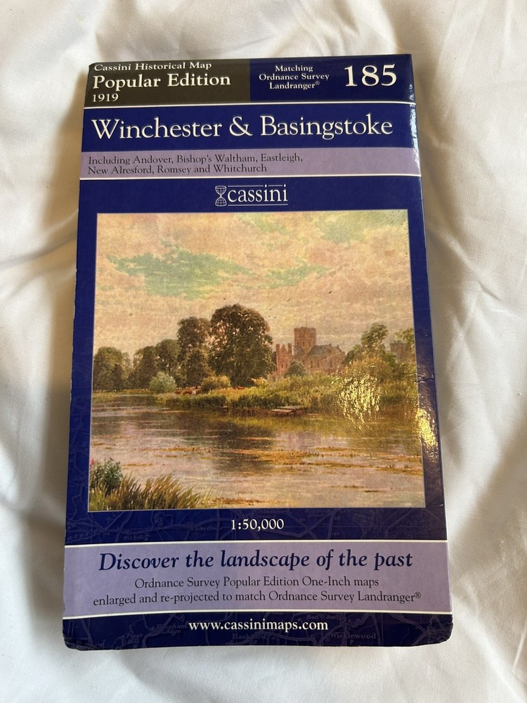 Cassini Historical Map Popular Edition 1919- Winchester & Basingstoke OS 185