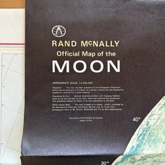 Mr Pickwicks Map portfolio World Space Moon Rand McNally Telegraph Sky Night (M)