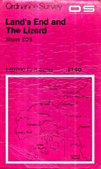 ORDNANCE SURVEY 1ST SERIES: LANDS END and THE LIZARD