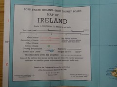 JOB LOT OF 12 VINTAGE 1960’S IRISH ROAD MAPS, GUIDES, 1955 AA BOOK CALTEX / ESSO
