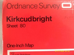 Ordnance Survey One-Inch Map. Sheet 80. KIRKCUDBRIGHT. VG+.