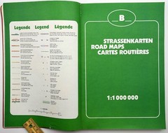 European Road Maps Lavanchy Transports Voyages City Road Atlas Hallwag AG 1982