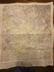 Ordnance Survey London SW Sheet 170 1945 / 1948 with later corrections cloth map