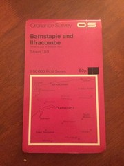 Barnstaple & Ilfracombe Ordnance Survey 1:50 000 First Series Landranger Map 180