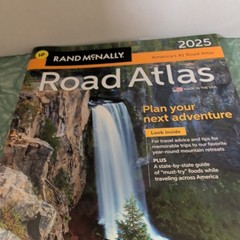 Rand McNally 2025 Road Atlas Trade Paperback United States Canada Mexico