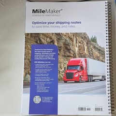 Rand McNally 2025 Deluxe Motor Carriers’ Road Atlas Laminated Spiral Bound