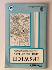 Vintage Barnetts Ipswich Area Street Plan with Index