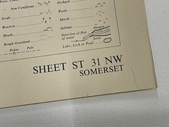 OS, 6 Inch to 1 Mile Map, sheet ST 31 NW, Somerset, Ashill area, 1969