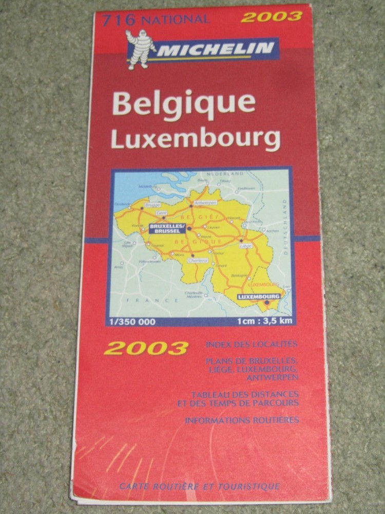 Michelin National Maps – Europe & Worldwide – 1998-2020 – very good condition