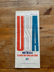 Map Of The USA 1970 Department Of Commerce