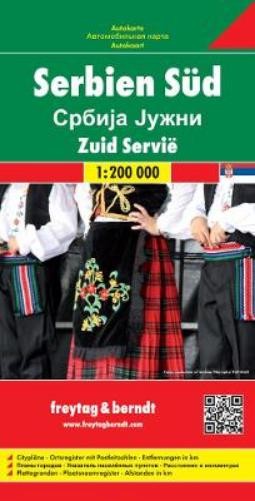 Freytag-Berndt Serbia South, Automap 1:200.000 (Map) (UK IMPORT)
