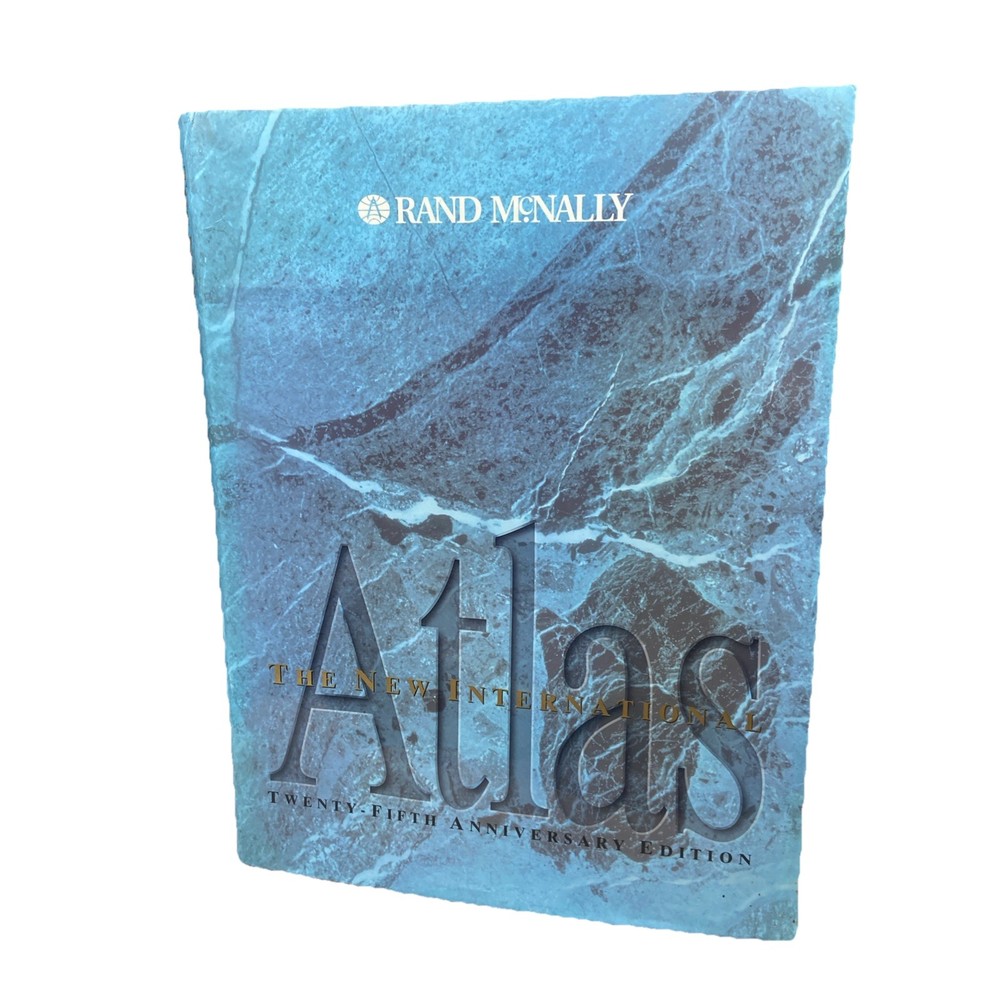 Rand McNally The New International Atlas, 25th Anniversary Edition, HC 1994 HUGE