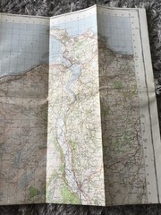 1965 Ordnance Survey Seventh Series One Inch Map 107 Snowdon (incl Colony Bay)