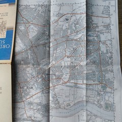 Ordnance Survey 51/48 London Barking East Ham region 1951 2.5 inches to 1 mile