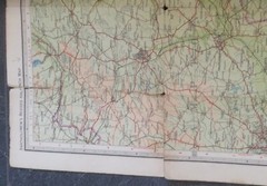 Bartholomew’s Revised Half Inch Map of Cambridge Folded Map Good Condition