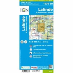 France 1:25K map 1936SB – Lalinde / le Buisson de Cadouin map