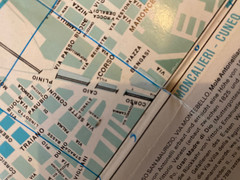 Map Of Torino (Turin) 1983 (German)