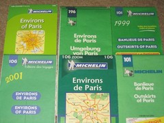 Michelin Maps – France – Paris & surrounding areas – 1981-2012