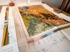 Geological survey map Frome Ordinance Survey Solid & Drift Sheet 281 1965