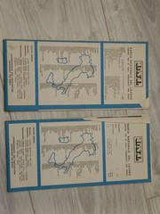 X2 Vintage Italian City Maps, Rome & Florence, 1973 State Tourist Dept.