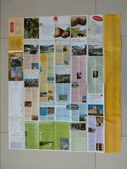 Cote d’Or in Burgundy France Tourist Map Folding Paper Map 2007
