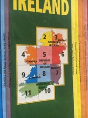 Bartholomew Handy Map of Ireland Colour Coded for Easy Reference Good Condition