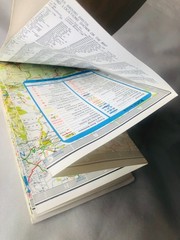 Map Road Map A to Z AZ Around Bristol Vintage ra