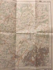1983 Ordnance Survey Pathfinder Map TQ 03/13 Horsham And Cranleigh