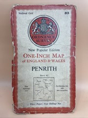 Ordnance Survey Penrith Map Sheet 83 1947 One Inch New Popular Edition