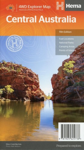 Central Australia 1 : 2 000 000 by Hema Maps [Spiral Bound]