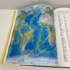 Reader’s Digest Wide World Atlas Maps 1987 Vintage Coffee Table Hardcover Book A
