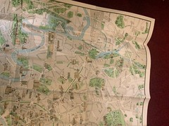 Vintage 1960’s Moscow Tourist MAP Illustrated. hotel guides & events calendar