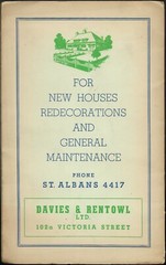 Barnett’s Official Street Plan: St. Albans – 1960s