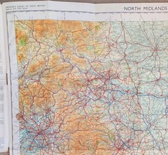 Ordnance Survey Quarter-Inch Map, Sheet 11: North Midlands & Yorkshire (1974).