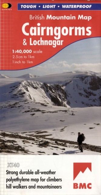 Cairngorms and Lochnagar by Harvey Map Services Ltd. (Sheet map, folded)