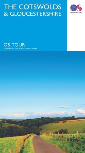 Tour The Cotswolds & Gloucestershire (OS Tour Map), Ordnance Survey, Good Book