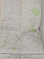 OKEHAMPTON, Ordnance Survey, Seventh Series Paper One-Inch Map, Sheet 175, 1960.