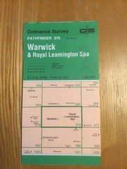 1992 Ordnance Survey Pathfinder Map 976 SP 26/36 Warwick & Royal Leamington Spa
